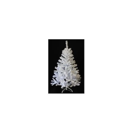 The Perfect The Perfect PVCW-4 4 ft. PVC & Crystal Artificial Christmas Tree; White PVCW-4